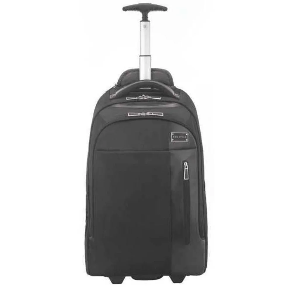 NEW ECO STYLE Tech Exec Rolling Backpack – Black